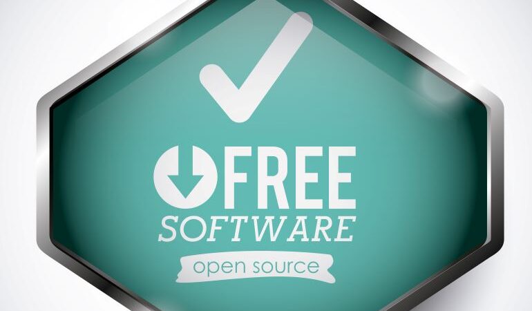 FREE software on a green button
