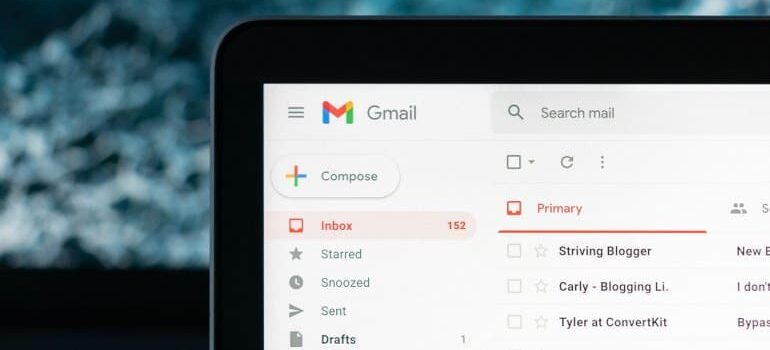 Gmail inbox.