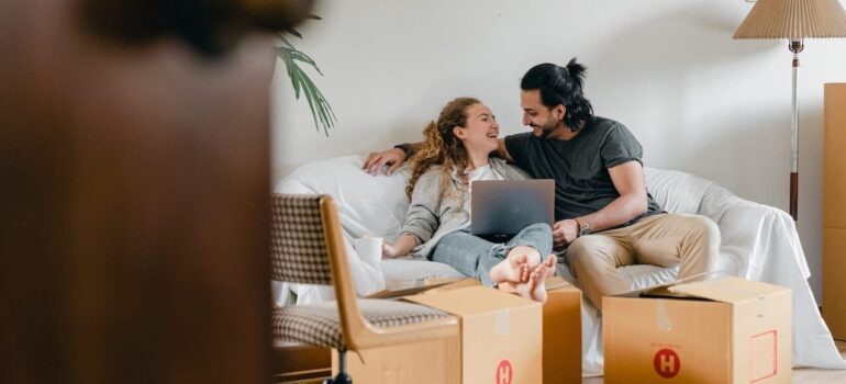 Satisfied customers, showing the Importance of follow-ups in moving.