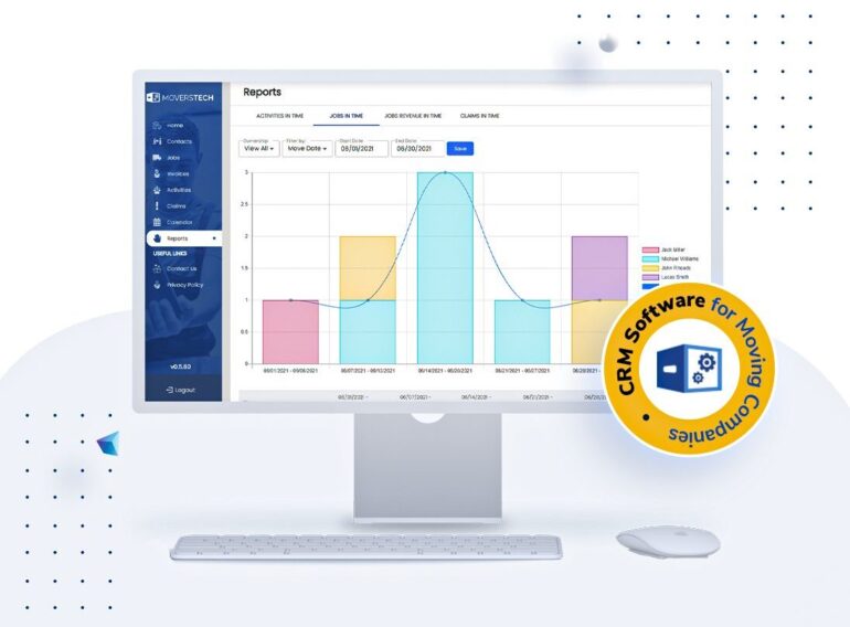 MoversTech visual data for movers