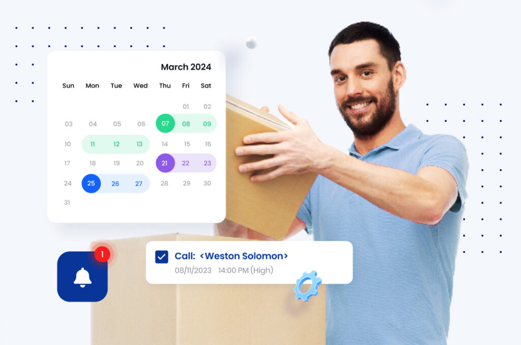 mover and moving calendar