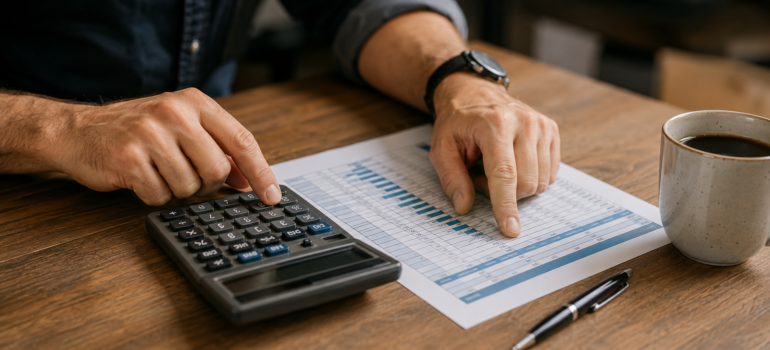 mover calculating how much do moving leads cost per booked job